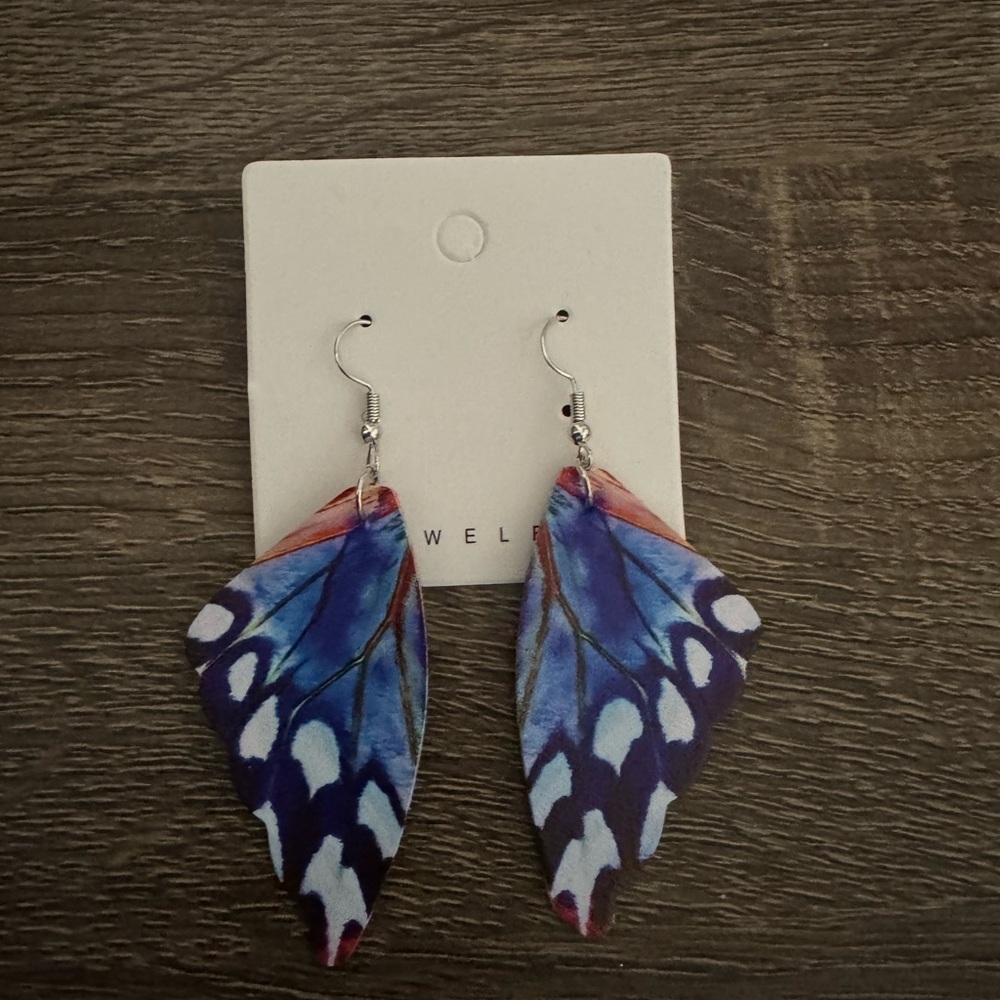 Butterfly Wing Earrings For Women (NWT)